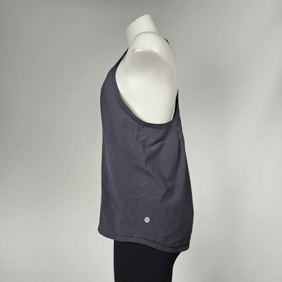 Lululemon Black Athletic Y Back Tank Top Size 8. EUC - Picture 4 of 8